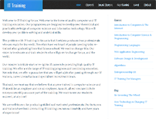 Tablet Screenshot of ittrainingkenya.com